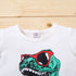 Summer Children's Dinosaur Short Sleeve Shorts Set